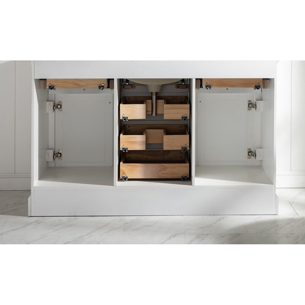 Design Element ML-54-WT Milano 54 Inch Single Vanity