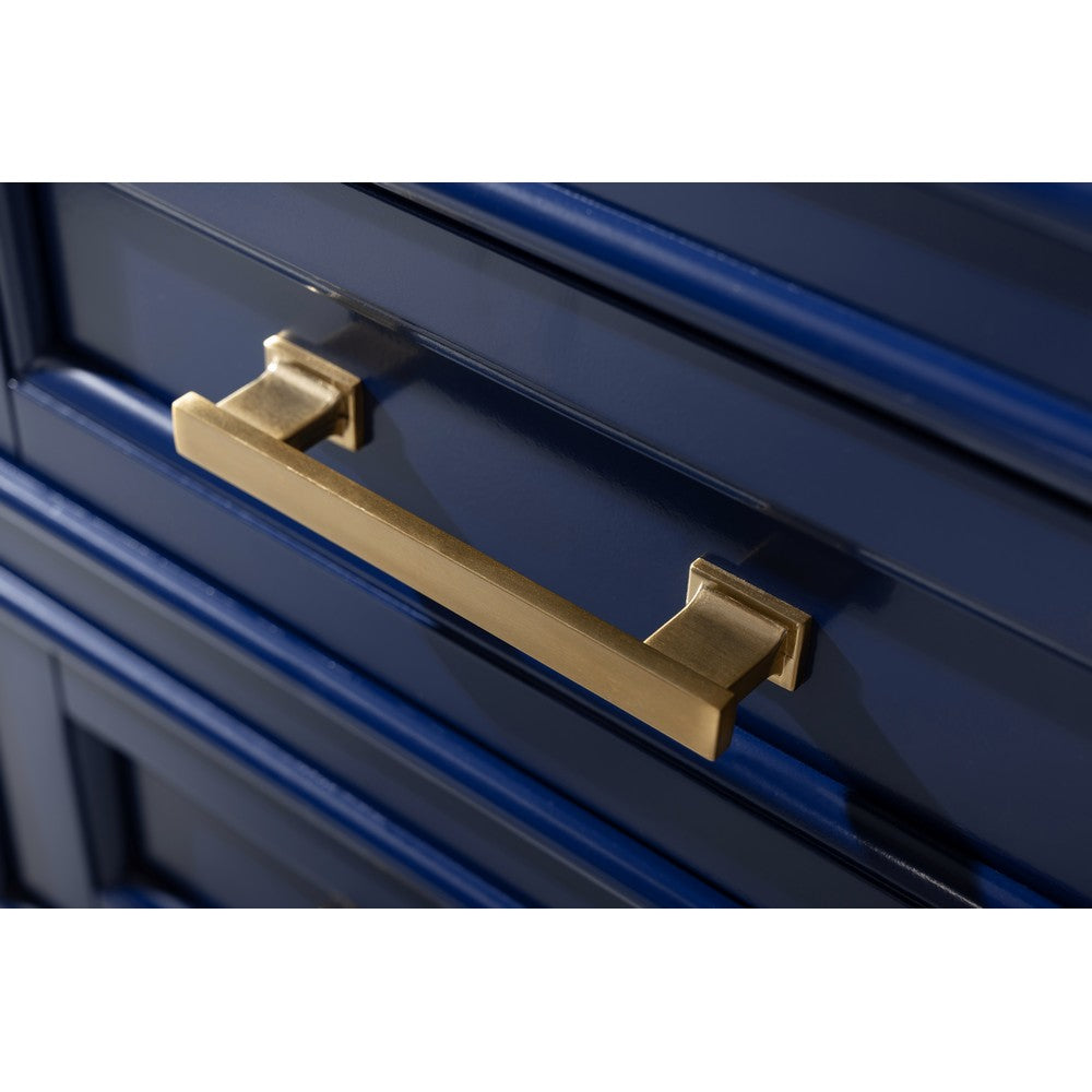 Design Element ML-72-BLU Milano 72 Inch Double Vanity