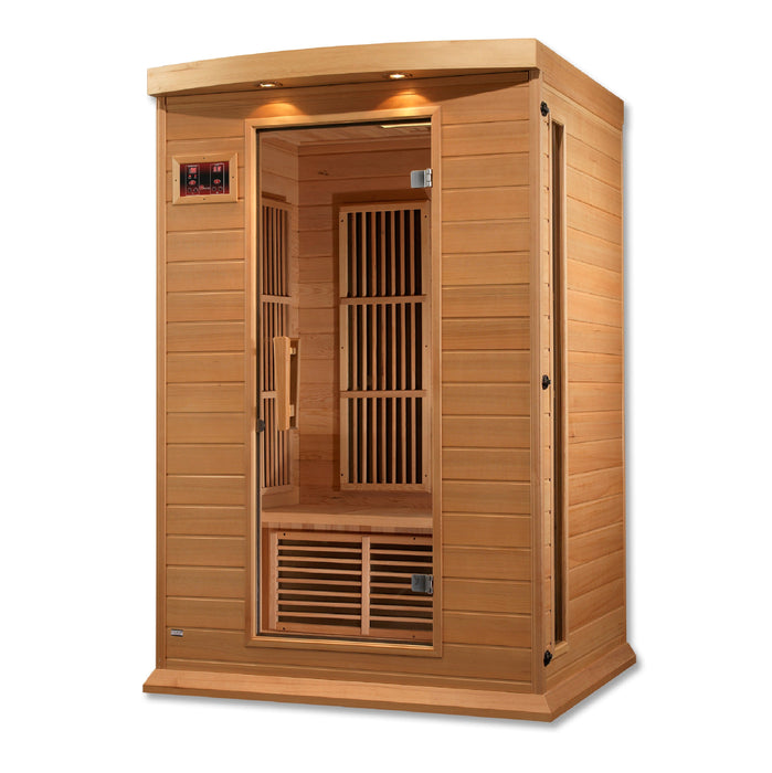 Golden Designs  MX-K206-01 Maxxus Low EMF FAR Infrared Sauna Canadian Hemlock