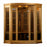 Golden Designs Maxxus "Avignon Edition" 3 Person Corner Near Zero EMF FAR Infrared Sauna - Canadian Red Cedar