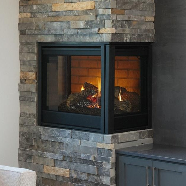 Majestic Corner Direct Vent Multi Sided Gas Fireplace RCOR-DV36IN