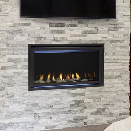 Majestic Jade Linear Direct Vent Gas Fireplace JADE32IN-B