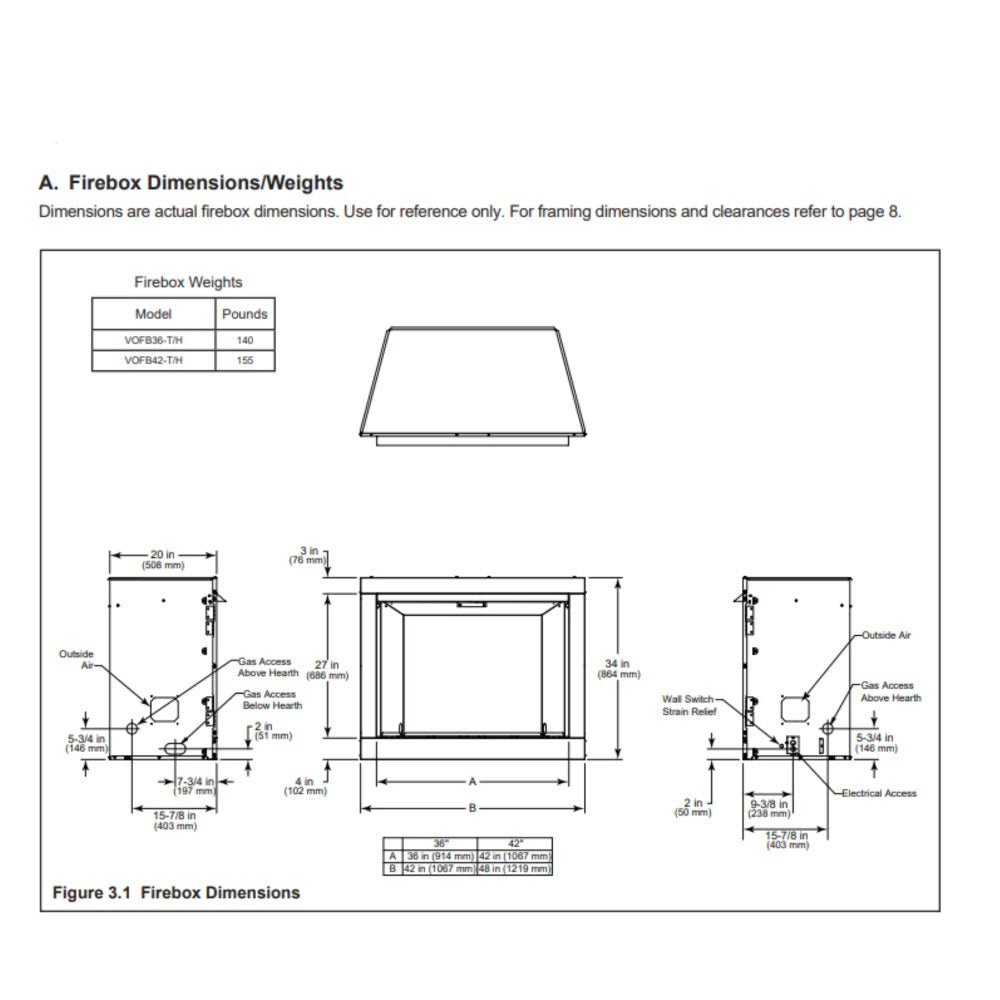 Majestic Vesper Outdoor Vent Free Gas Fireplace LUM-OD-NM