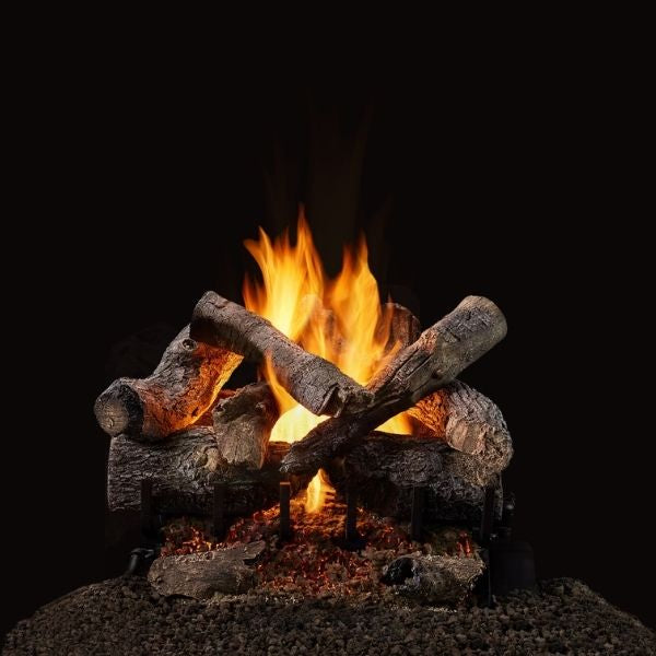 Majestic 2-Tier Grand Oaks Vented Gas Log Set  2TR-IPI-R30-N, 2TR-GO30