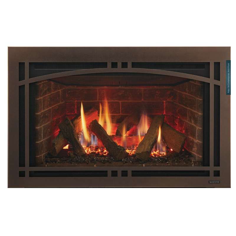 Majestic Ruby Direct Vent Gas Insert RUBY25IN