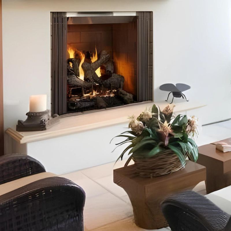 Majestic Castlewood 42" Outdoor Wood Burning Fireplace ODCASTLEWD-42-B
