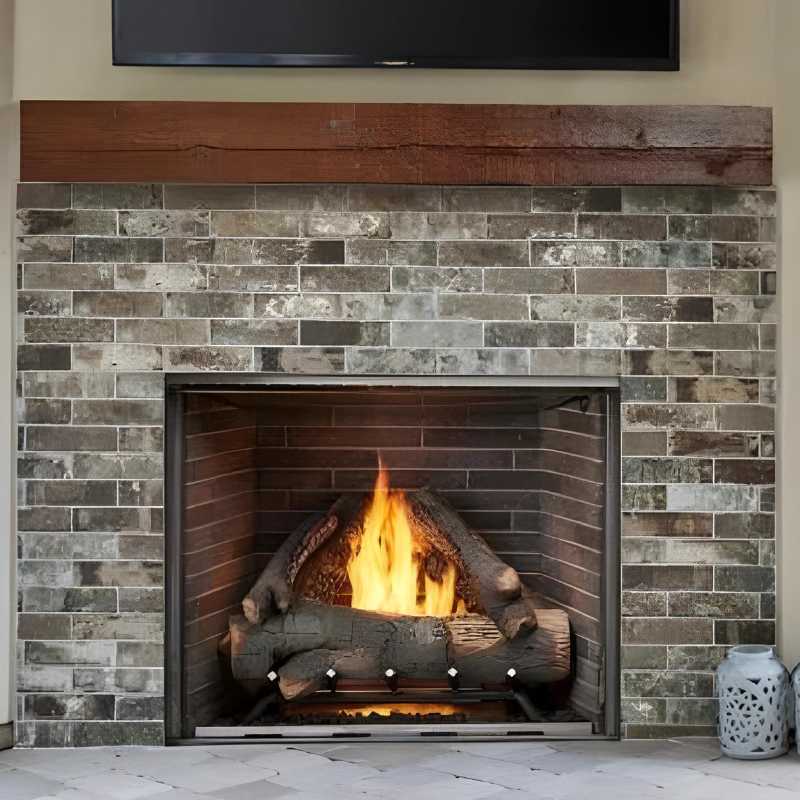 Majestic Courtyard Traditional Outdoor Vent Free Gas Fireplace  ODCOUG-36NR