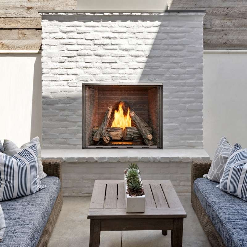 Majestic Courtyard Traditional Outdoor Vent Free Gas Fireplace  ODCOUG-36NR