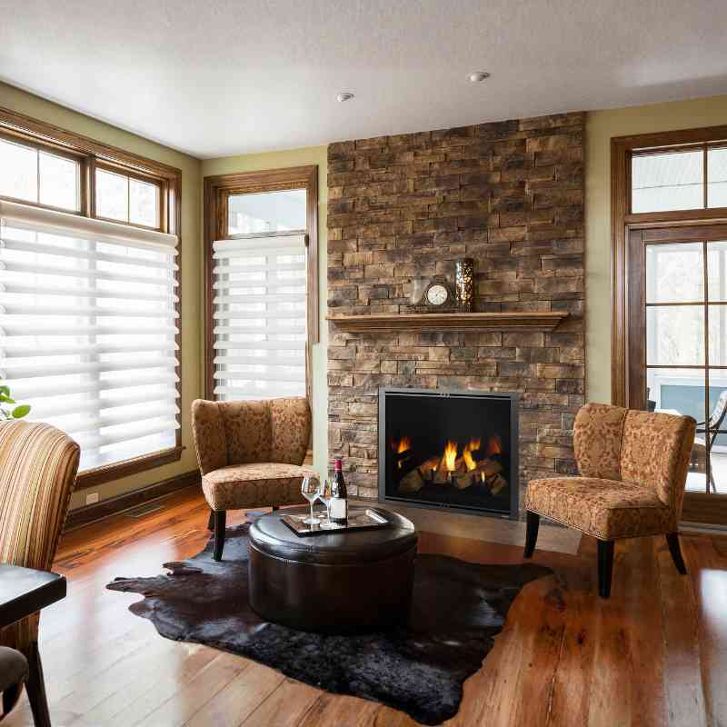 Majestic Marquis II Direct Vent Gas Fireplace MARQ42IN-B