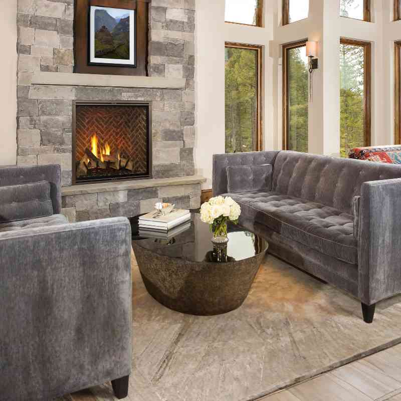 Majestic Marquis II Direct Vent Gas Fireplace MARQ42IN-B