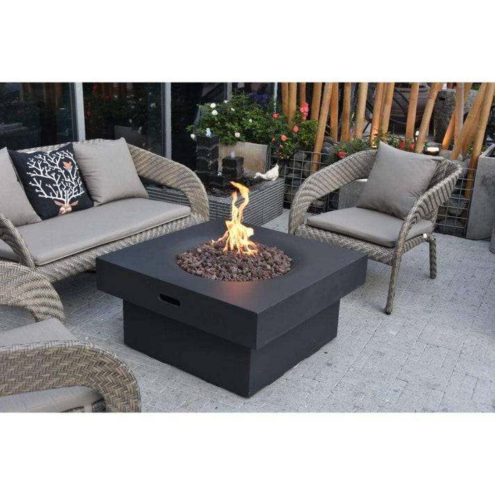 Modeno Fire 34" Black Branford Propane Fire Table OFG141BK-LP