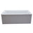 Atlantis Whirlpools Soho 30 x 60 Front Skirted Whirlpool Tub with Right Drain in White 3060SHWR