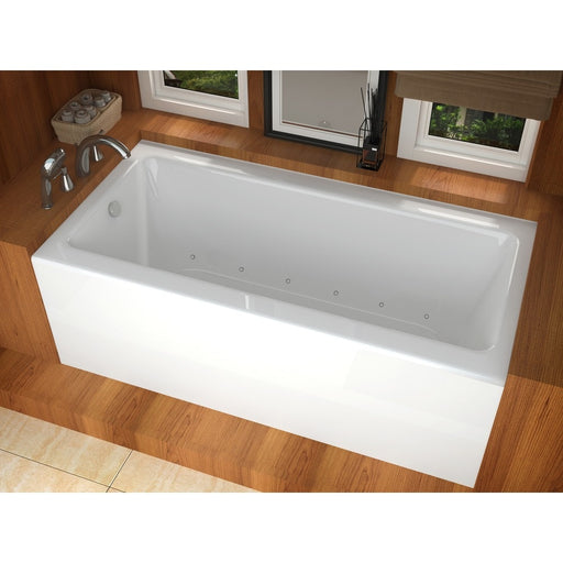 Atlantis Whirlpools Soho 32 x 60 Front Skirted Air Massage Tub with Left Drain in White 3260SHAL