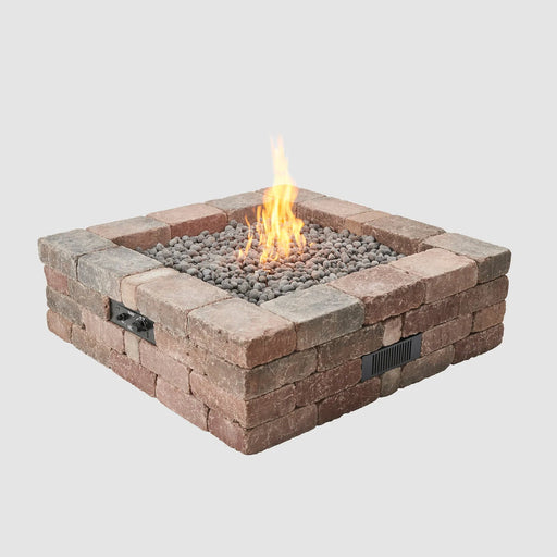Outdoor Greatroom  Bronson Block Gas Fire Pit Kit - Square or Round  BRON5151-K