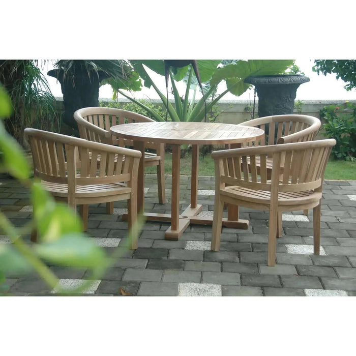 Anderson Teak Tosca 5-Pieces Dining Table Set-3