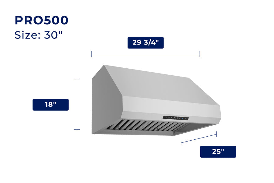 Hauslane PRO500 Ducted Range Hood