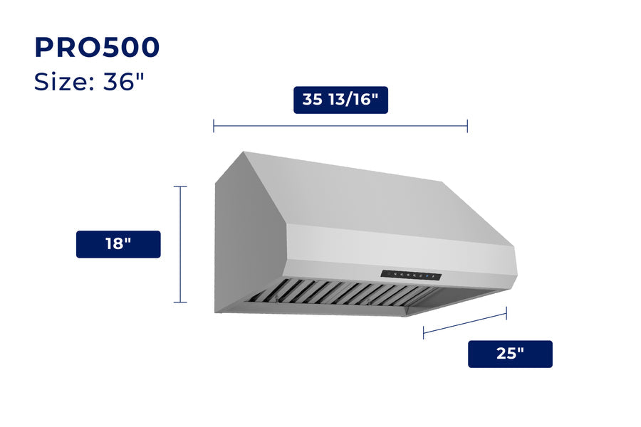 Hauslane PRO500 Ducted Range Hood