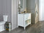 Ancerre Designs Hayley  Bathroom Vanity With Sink And Carrara White Marble Top Cabinet Set