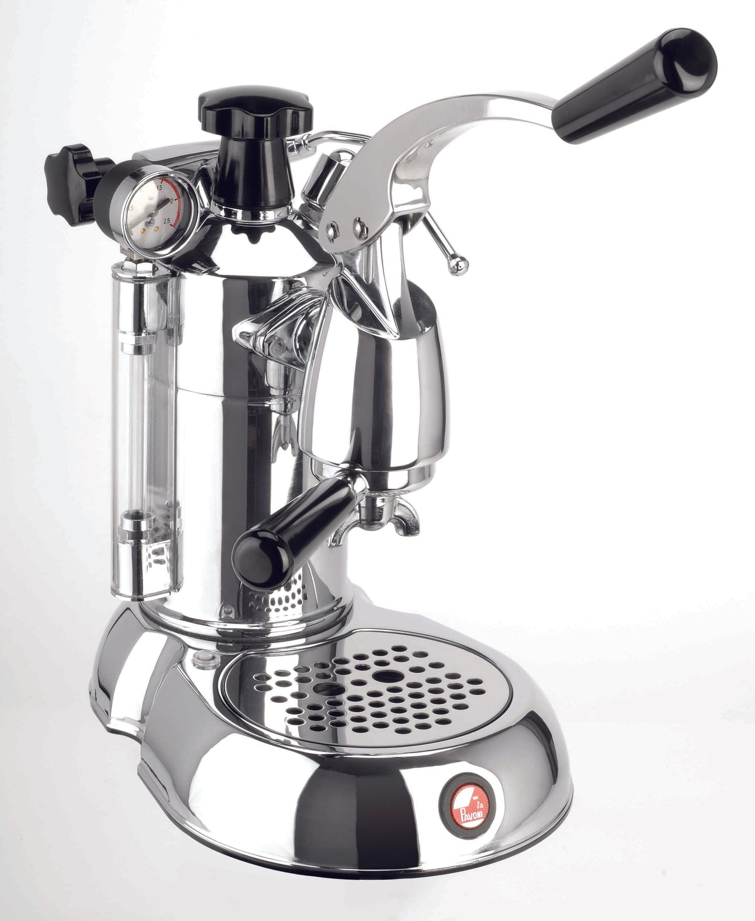 La Pavoni Stradivari 16 Cup Professional - Chrome & Black PSC-16