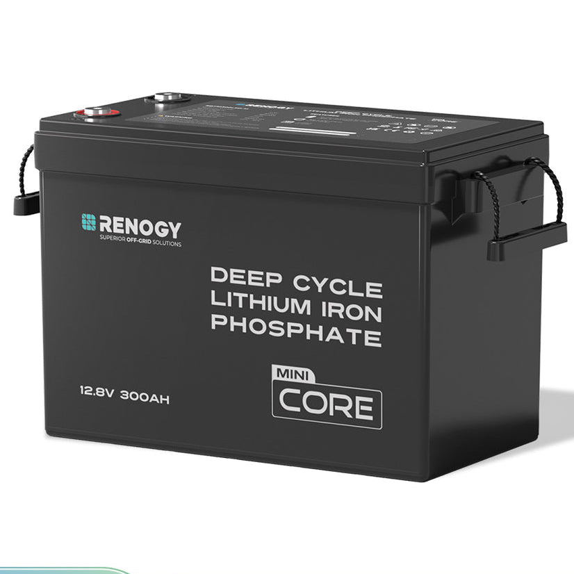 Renogy 12V 300Ah LiFePO4 Battery w/ Low-Temperature Protection RBT12300LFPSH-US