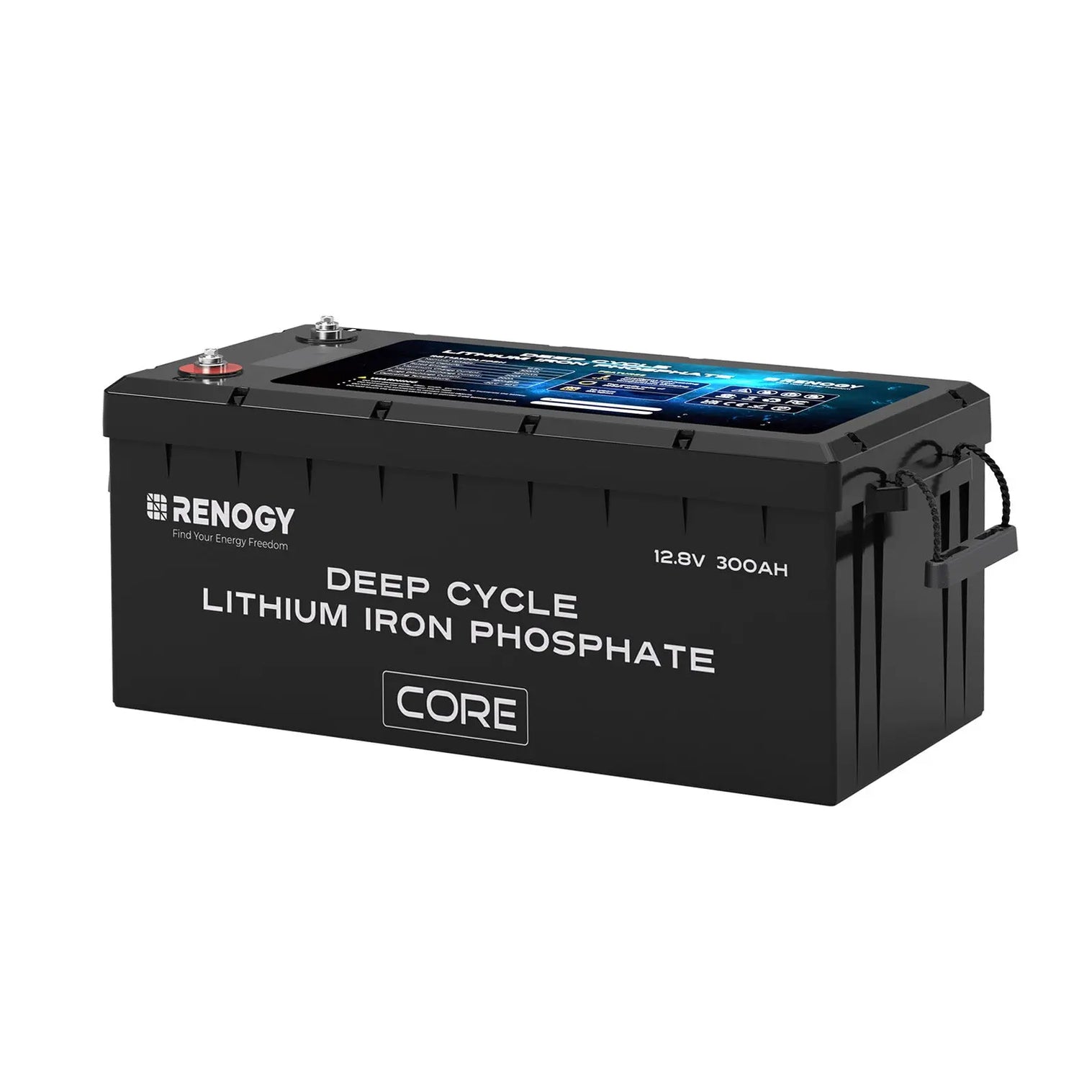 Renogy 12V 300Ah LiFePO4 Battery w/ Low-Temperature Protection RBT12300LFPSH-US