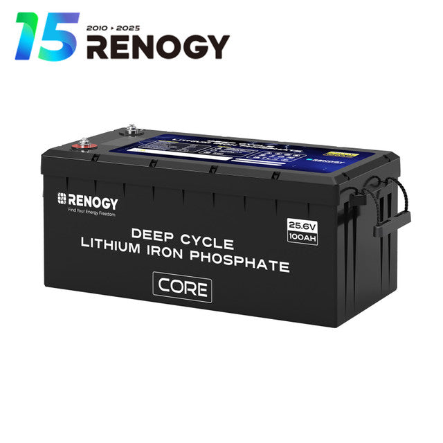 Renogy Core - 24V 100Ah Deep Cycle Lithium Iron Phosphate Battery