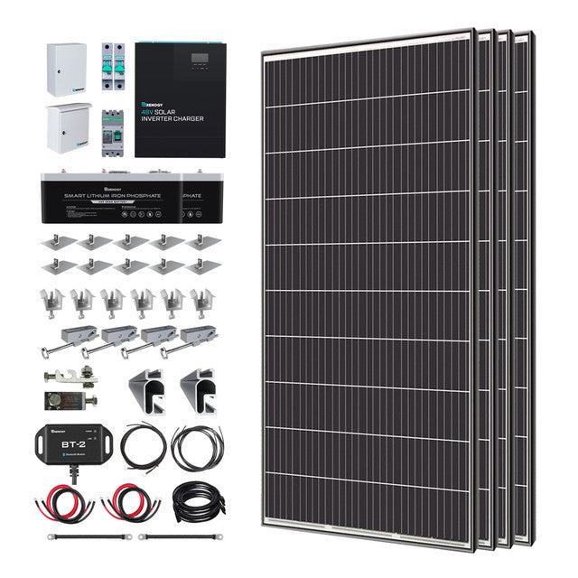 Renogy 1200W/2500W Tiny House Home Cabin Kit