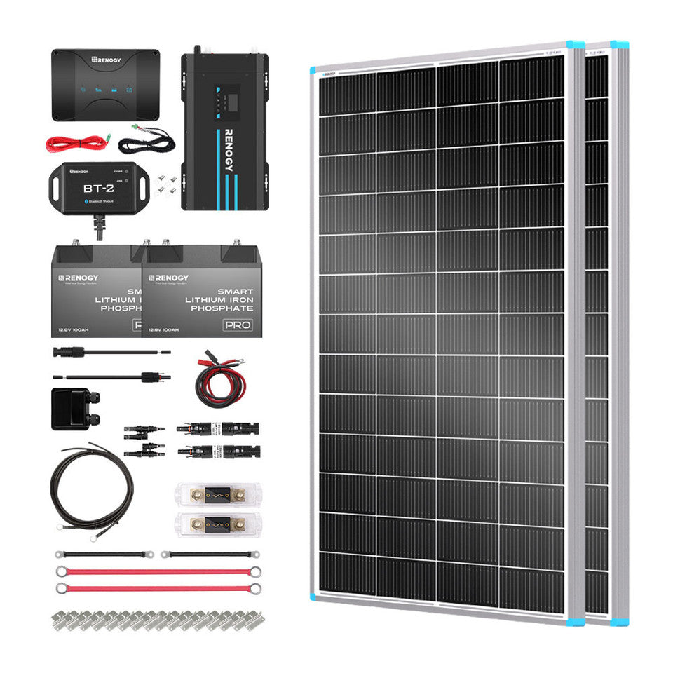 Renogy 400W 12V Solar RV Kit RKIT400RT-D50D4