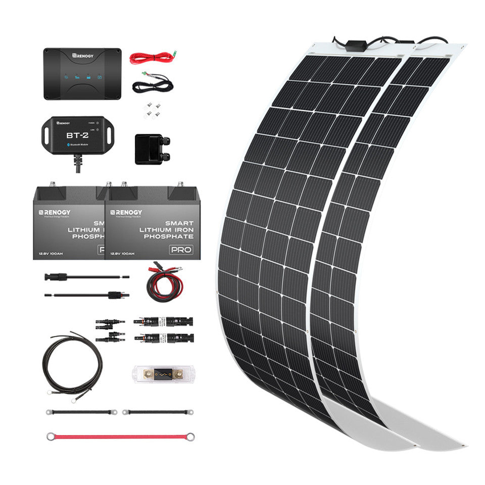Renogy 400W 12V Solar RV Kit RKIT400RT-D50D4