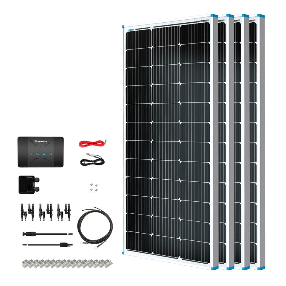 Renogy 400W 12V Solar RV Kit RKIT400RT-D50D4