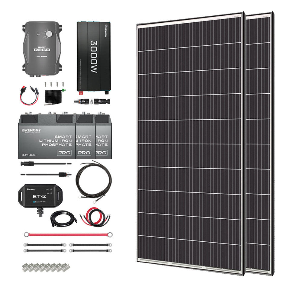 Renogy 600W 12V General Off-Grid Solar Kit RKIT600PB-R60D3