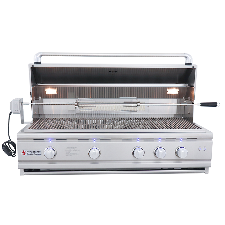 RCS Renaissance 42" Cutlass Pro Built-In Grill w/ Window - RON42AW