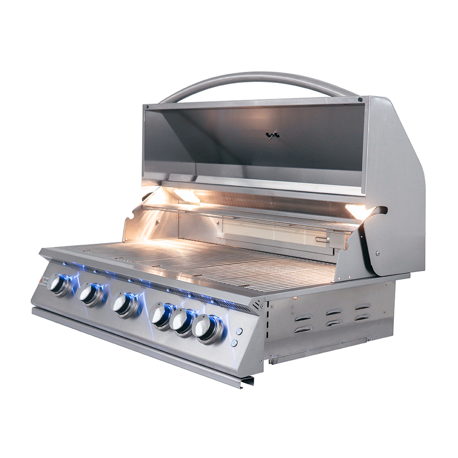 RCS Renaissance 40" Premier Built-In Grill w/ LED Lights - RJC40AL