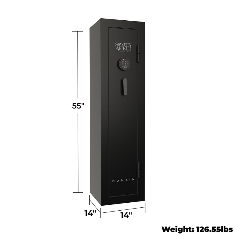 Sports Afield SA5506DOM-H Domain Series Gun Safe - 6 Guns