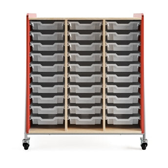 Safco Whiffle Triple Storage Cart - 48” 223986