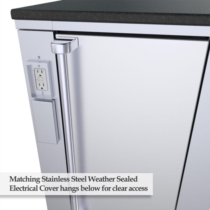 Sunstone 24″ Appliance Cabinet for up to 15″ wide Fridge – SAC24APC