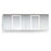 Krugg Svange 10236DLLRRR 102″ X 36″ LED Medicine Cabinet w/Dimmer & Defogger
