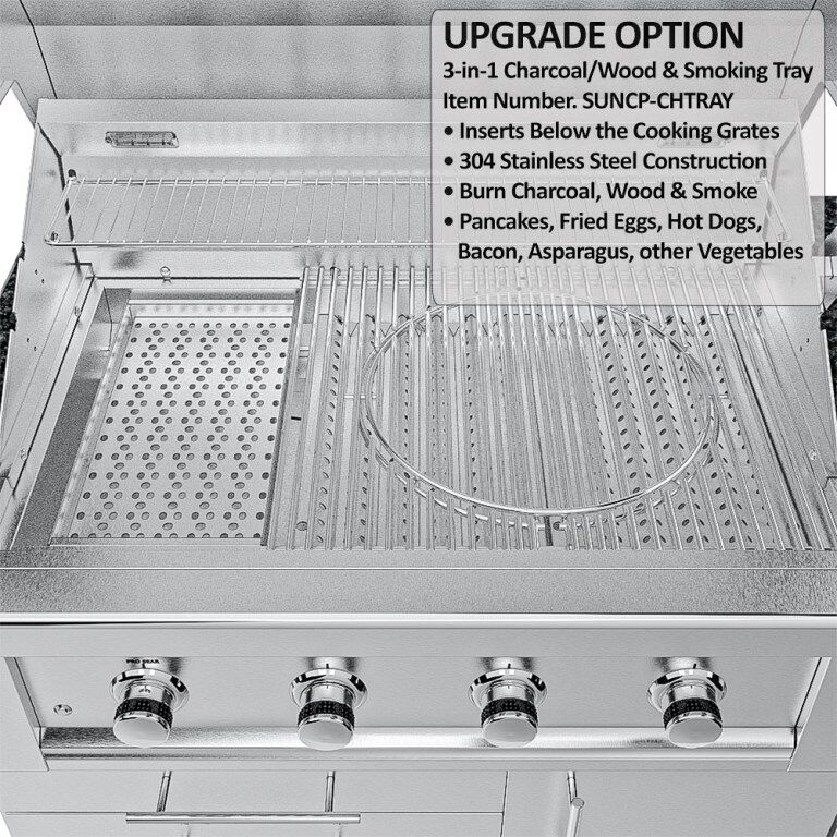 Sunstone THE HOUSTON 9 Foot 8 Inch Outdoor Griller’s Paradise Island Package – SCPHOUSTON9.8