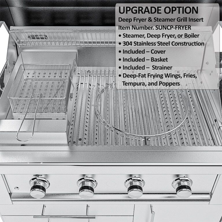 Sunstone THE HOUSTON 9 Foot 8 Inch Outdoor Griller’s Paradise Island Package – SCPHOUSTON9.8
