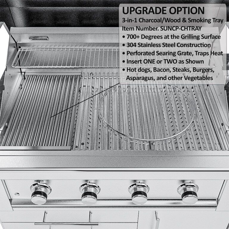 Sunstone THE HOUSTON 9 Foot 8 Inch Outdoor Griller’s Paradise Island Package – SCPHOUSTON9.8