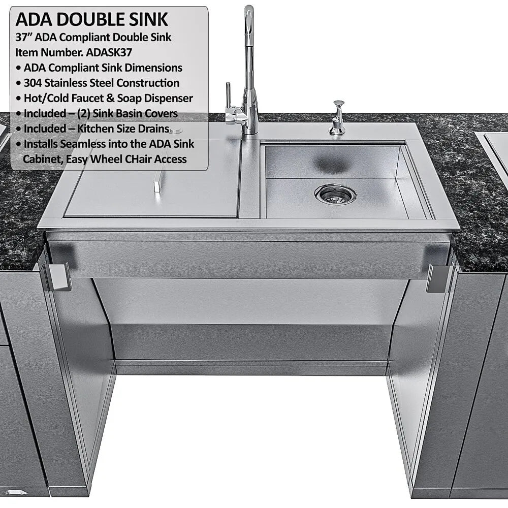 Sunstone THE SUMMIT 10FT ADA-Compliant Cabinet Island Package – SCPSUMMIT10
