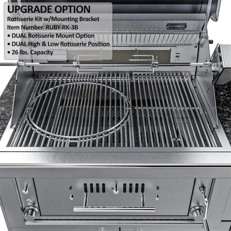 Sunstone THE ALAMO 10 Foot Outdoor Cabinet Island Package with Hybrid Grill – SCPALAMO10