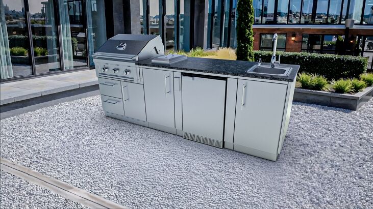 Sunstone THE BAYOU 8 Foot 6 Inches Cabinet Island Package – SCPBAYOU8.6