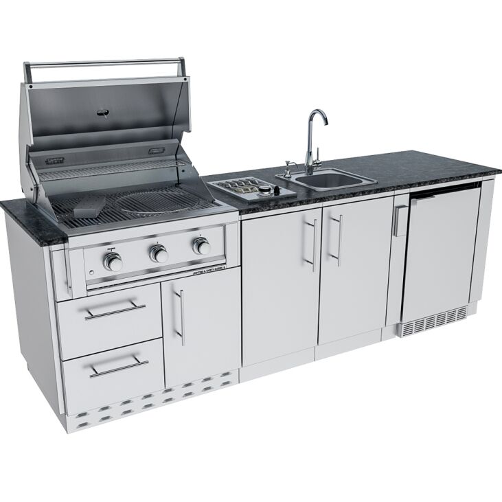 Sunstone THE BAYOU 8 Foot 6 Inches Cabinet Island Package – SCPBAYOU8.6