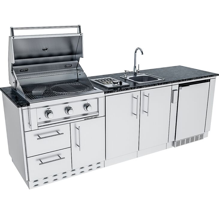 Sunstone THE BAYOU 8 Foot 6 Inches Cabinet Island Package – SCPBAYOU8.6