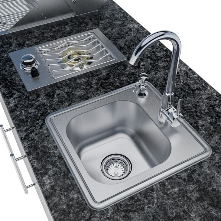 Sunstone THE BAYOU 8 Foot 6 Inches Cabinet Island Package – SCPBAYOU8.6