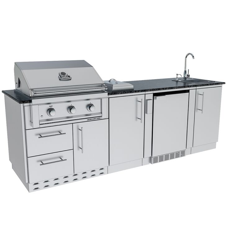 Sunstone THE BAYOU 8 Foot 6 Inches Cabinet Island Package – SCPBAYOU8.6