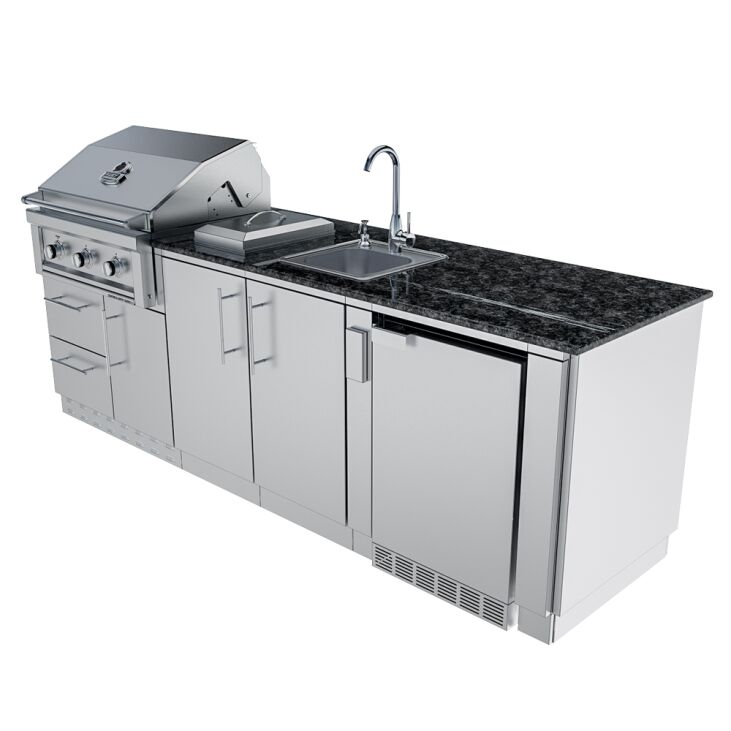 Sunstone THE BAYOU 8 Foot 6 Inches Cabinet Island Package – SCPBAYOU8.6