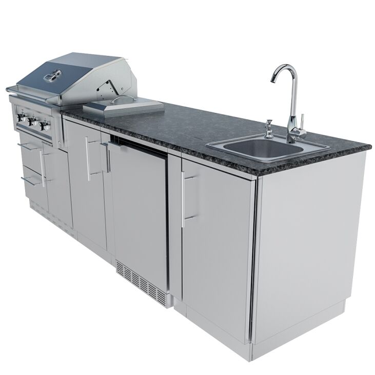 Sunstone THE BAYOU 8 Foot 6 Inches Cabinet Island Package – SCPBAYOU8.6