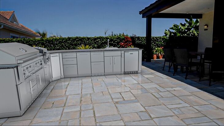 Sunstone THE BIG-TEXAN 21FT Outdoor Cabinet large Island Package – SCPBIGTEX21